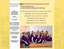 Tablet Screenshot of praxis-kittelweg.de